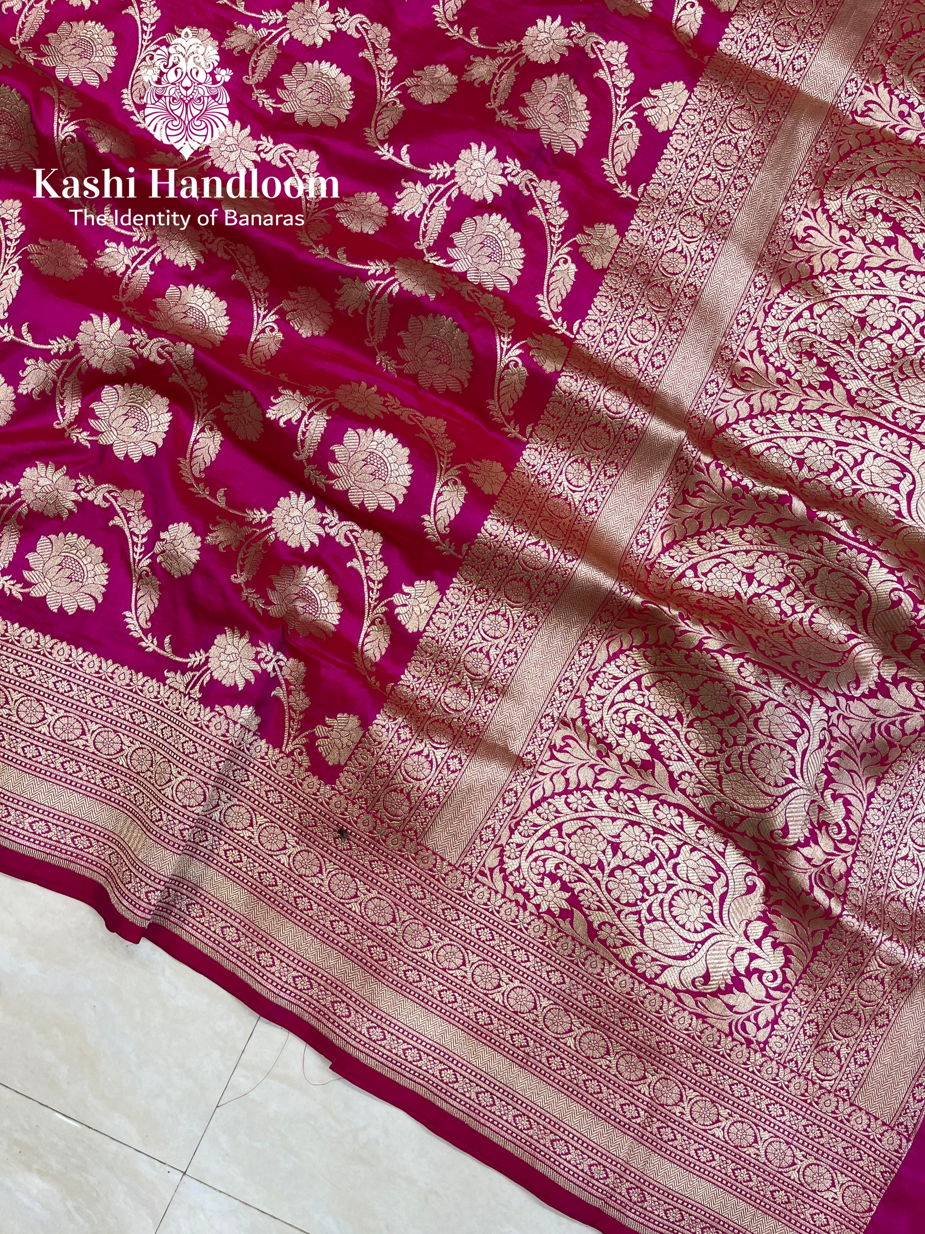 Banaras Handloom Pure Katan silk Saree