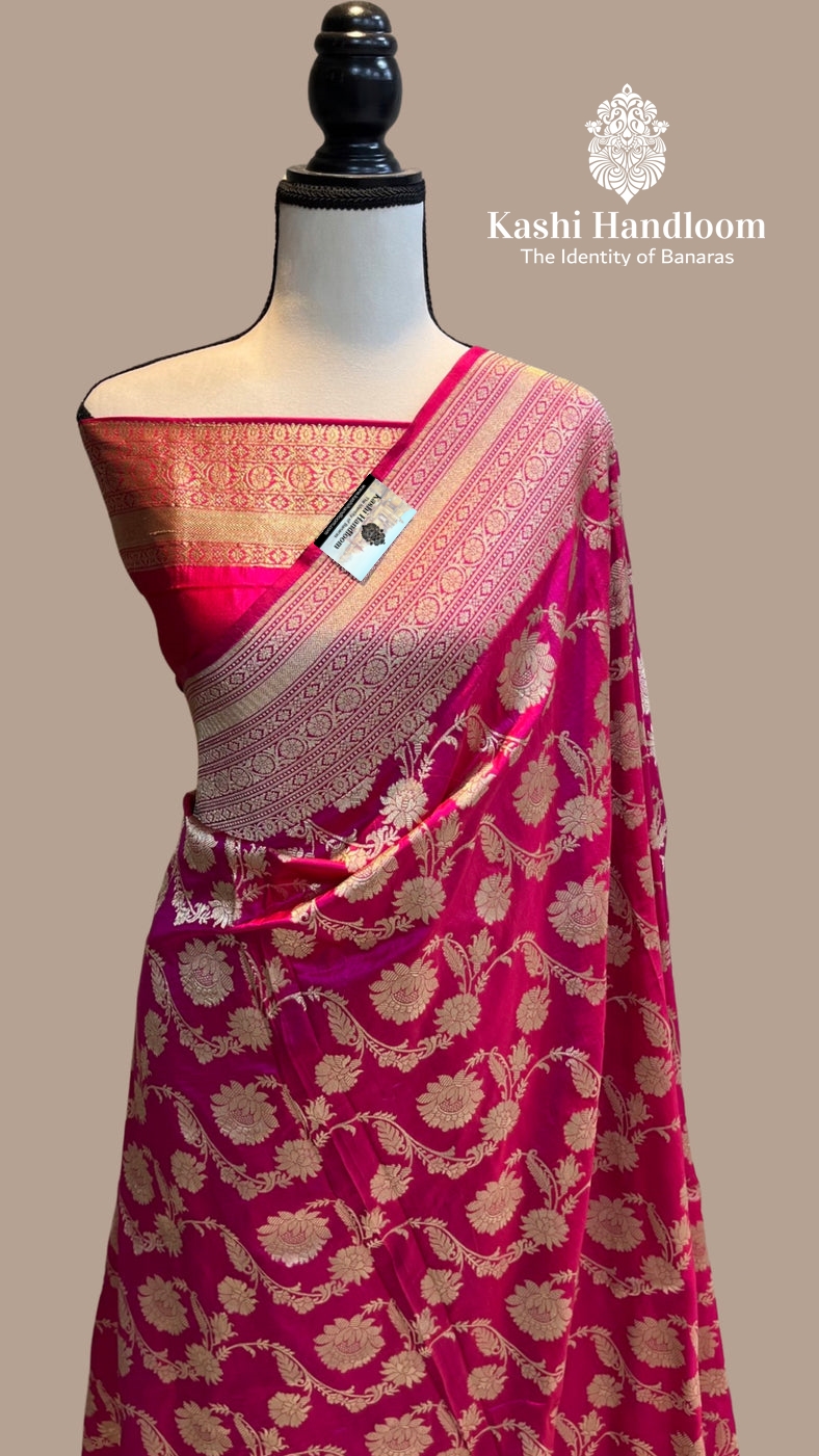 Banaras Handloom Pure Katan silk Saree